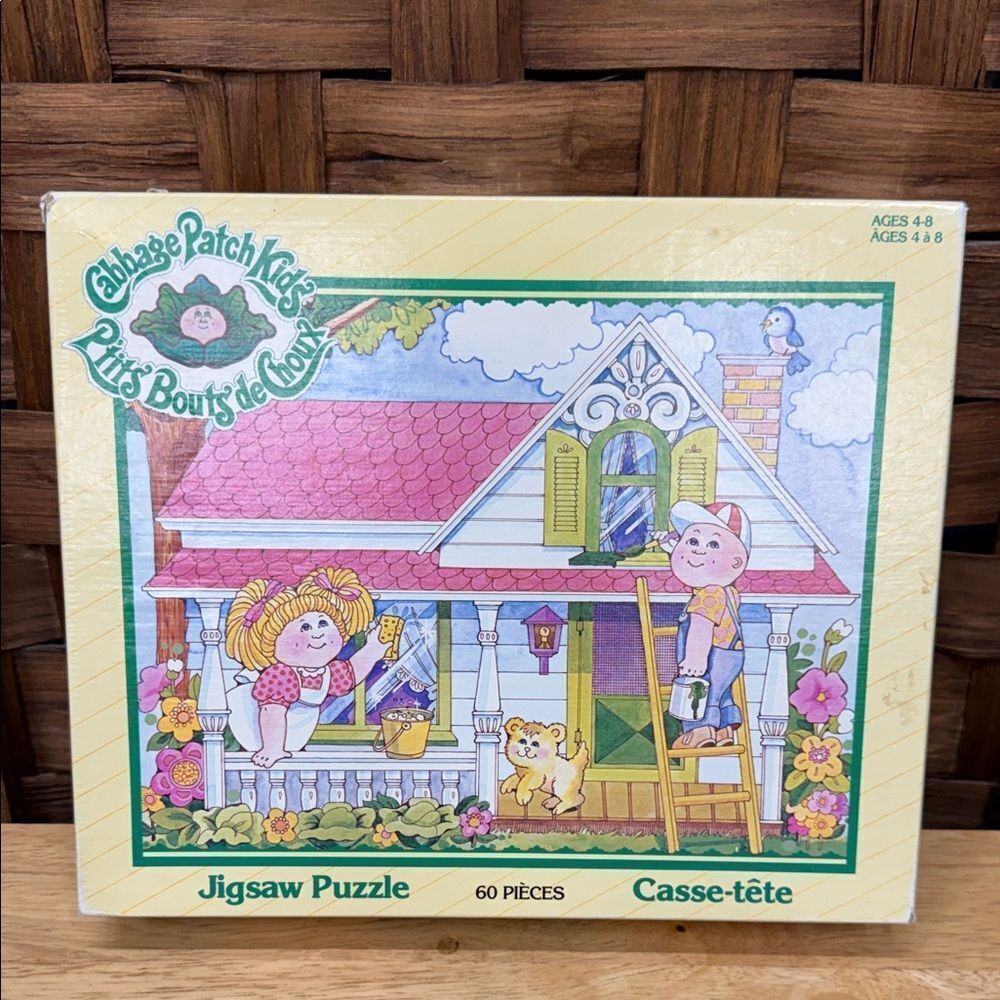 Vintage 1983 Cabbage Patch Kids Jigsaw Puzzle